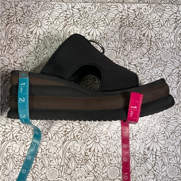 Stella McCartney Brown & Black Scuba Slides - Picture 15 of 16